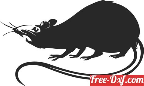free cnc rat|Download Rat silhouette .